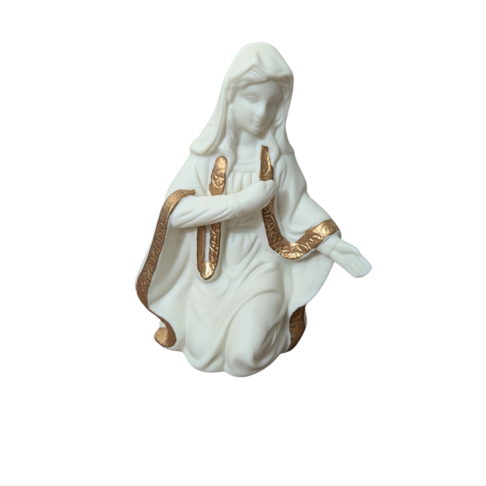13-Piece Hand Painted Jade Porcelain Nativity Set VINTAGE 1997 - Picture 5 of 16
